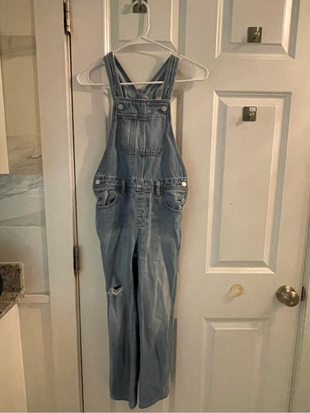 Old Navy Light Blue Denim Kids Overalls
